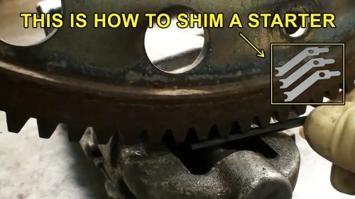 YouTube video - How to Properly Shim a Starter